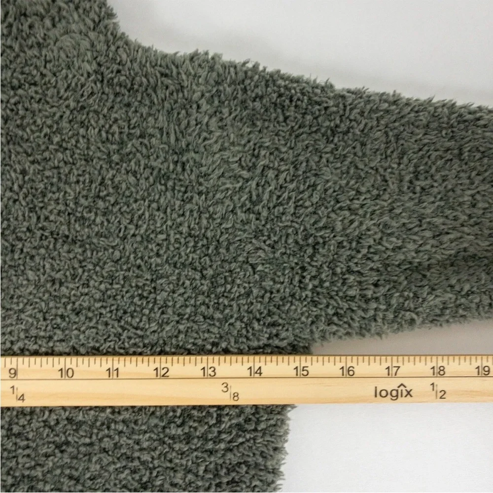 Skims Cozy Knit Jumpsuit Kids Size‎ 8/10 Gray One Piece Pajamas Loungewear